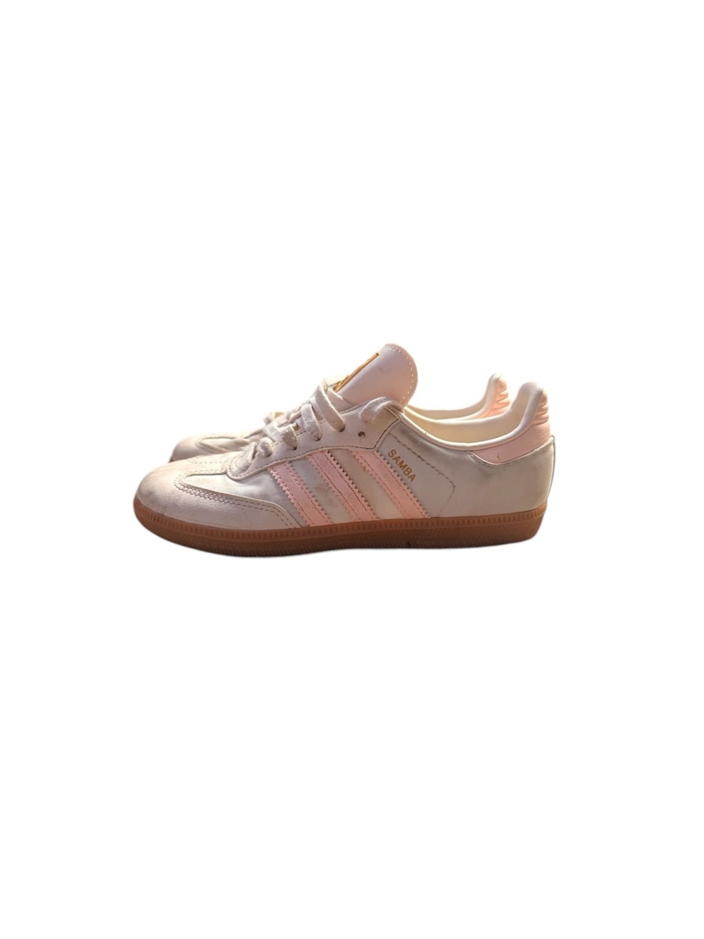 adidas Samba Women’s Sneakers in Pale Pink and Gum - Picture 1 of 6